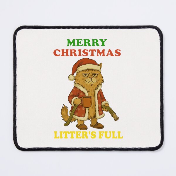 Item preview, Merry Christmas Litter's Full Christmas Cat designed and sold by jimfarrepo.
