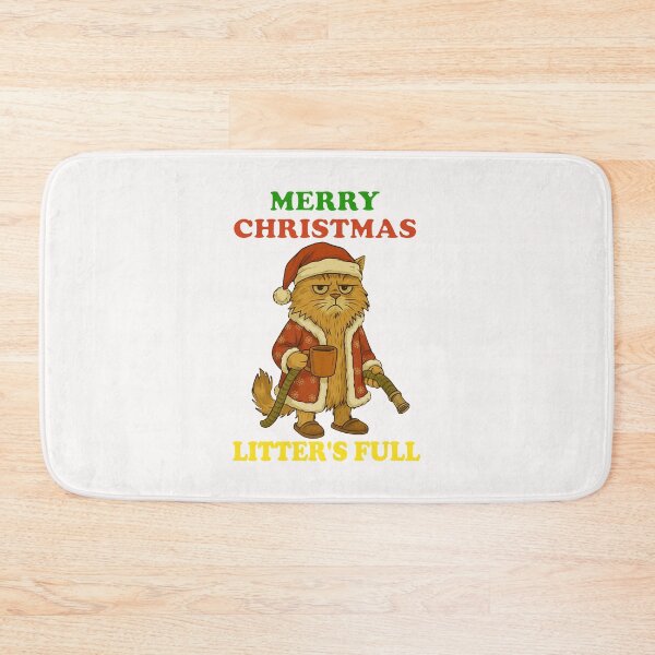 Item preview, Merry Christmas Litter's Full Christmas Cat designed and sold by jimfarrepo.
