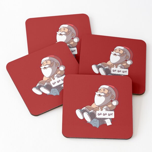 Item preview, Funny pooping Santa design – Cheeky Christmas Father Christmas joke designed and sold by messy-nessie.