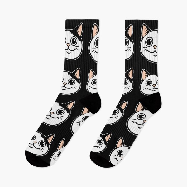 Item preview, Smiling Cat Meme Face - Cute Funny Cartoon Feline designed and sold by lemonfishing.