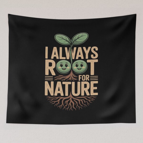 Item preview, I Always Root for Nature Sustainable Eco designed and sold by Jadiantukora.