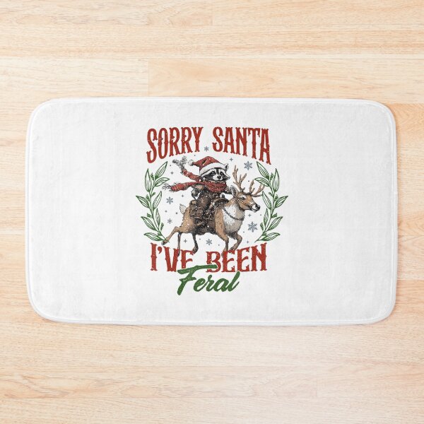 Item preview, Christmas Sorry Holiday Been Raccoon Santa Feral I've Funny Classic designed and sold by MelissaroBoxley.