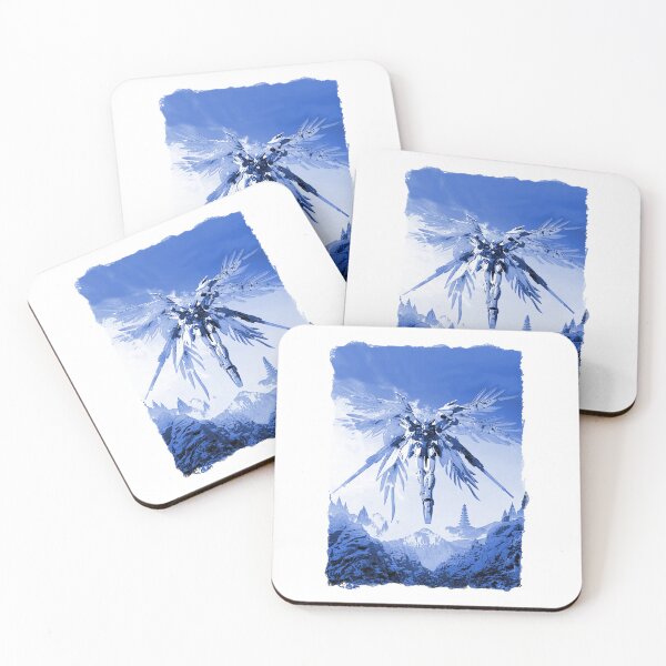 Item preview, wing Gundam vector Digital Artwork blue designed and sold by sabartgunpla.