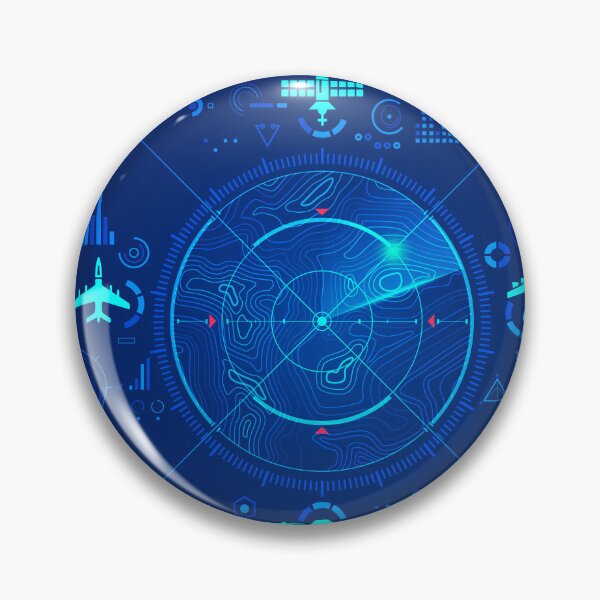 Item preview, aerospace tech or  radar technology, graphic of terrain  map with futuristic air control interface designed and sold by NiamLab.