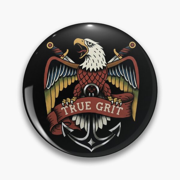 Item preview, True Grit - Old School Eagle Dagger Anchor - Traditional Tattoo Art. designed and sold by jheinart.