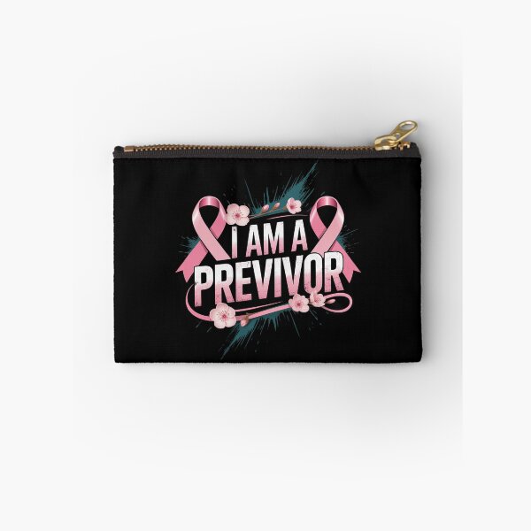 Item preview, I Am A Previvor Pink Ribbon Breast Cancer Awareness Warrior designed and sold by KingsLife1994.
