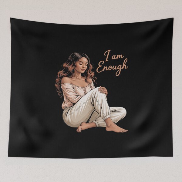 Item preview, I Am Enough – Womens Empowering Self-Love designed and sold by KingsLife1994.