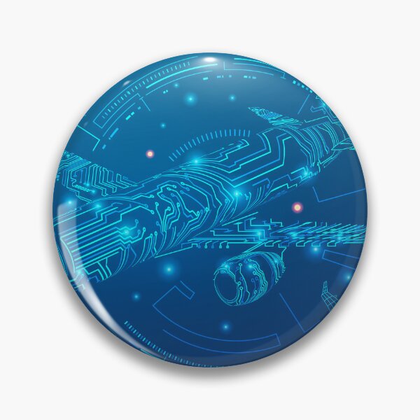 Item preview, digital twin or aviation technology, graphic of airplane combined with electronic pattern and air control interface designed and sold by NiamLab.