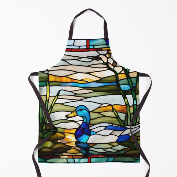 Item preview, Stained Glass Whio Blue Duck designed and sold by Wild Blue Designs NZ.