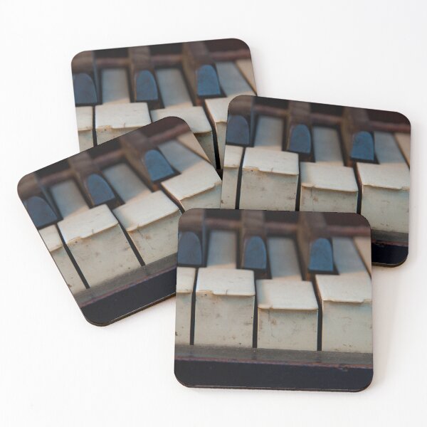 Item preview, Old Schultz chipped piano keys designed and sold by Visual-Minds.
