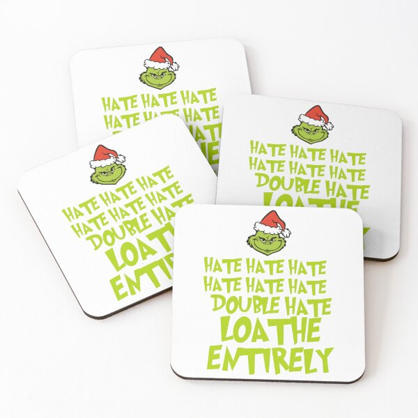 Item preview, Grinch Funny Loathe Entirely Christmas Humor Design designed and sold by Wendy Darion.