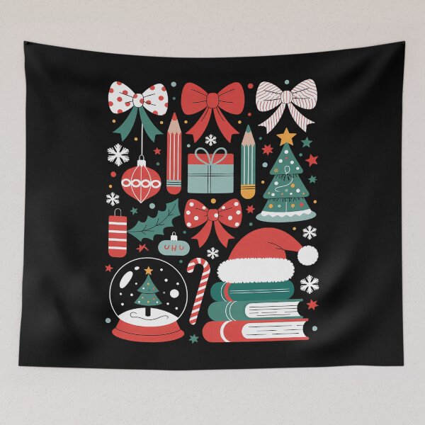 Item preview, Coquette Bow Teacher Christmas Elementary School Xmas Winter designed and sold by ZackeryKuphal.