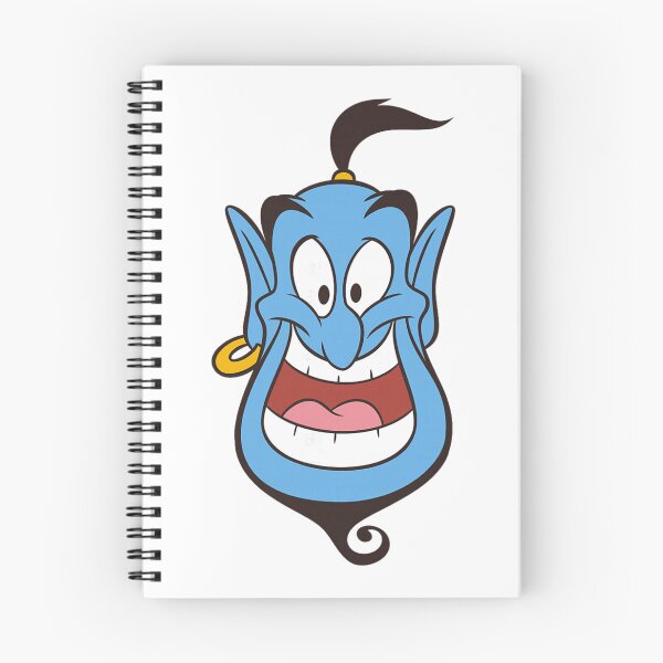 Item preview, Genie Cartoon Happy Face Retro Blue Character Art designed and sold by Wendy Darion.