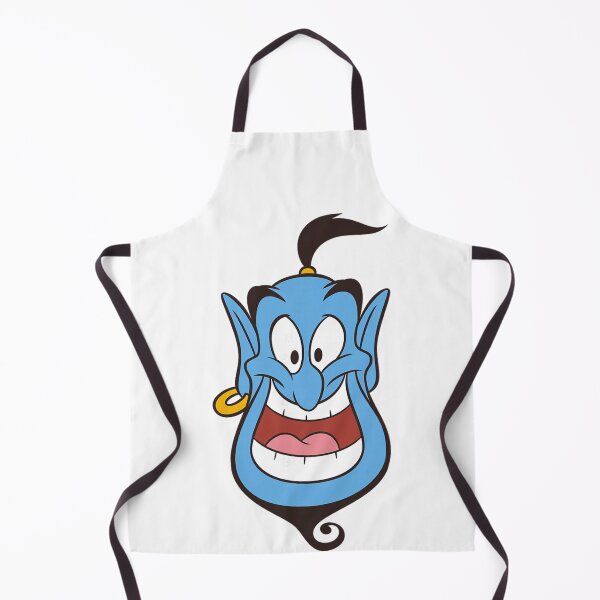 Item preview, Genie Cartoon Happy Face Retro Blue Character Art designed and sold by Wendy Darion.