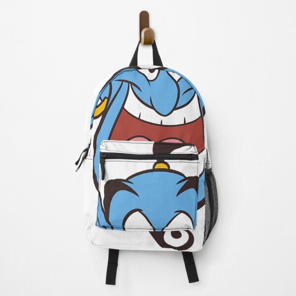 Item preview, Genie Cartoon Happy Face Retro Blue Character Art designed and sold by Wendy Darion.