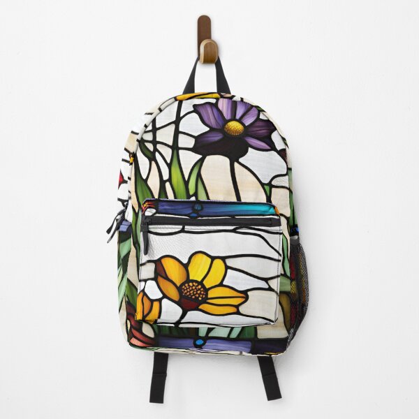 Item preview, Stained Glass Cottage Garden designed and sold by Wild Blue Designs NZ.