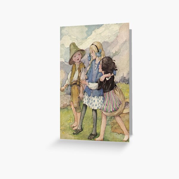 Heidi: Clara Walking Greeting Card