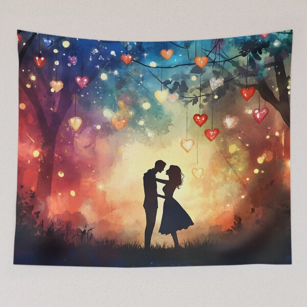 Item preview, Romantic Hearts Couple designed and sold by Boddicca.
