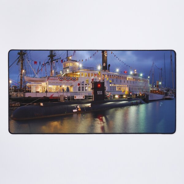 Item preview, Ships and Submarines San Diego Harbor designed and sold by Visual-Minds.