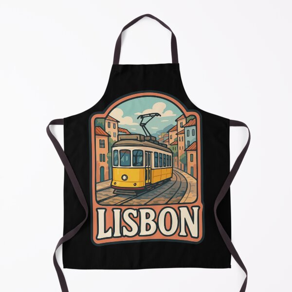 Item preview, Lisbon Portugal Tram Retro Travel designed and sold by TomFrontierArt.