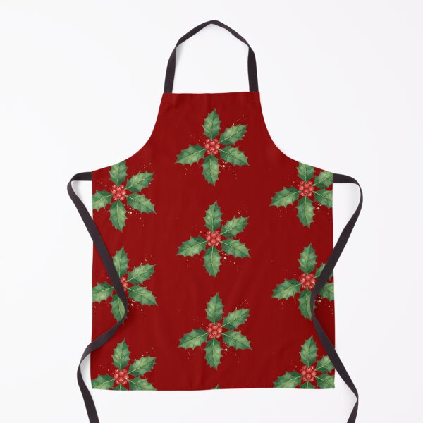 Item preview, watercolor Holly Leaf & Berry designed and sold by 0606PM.