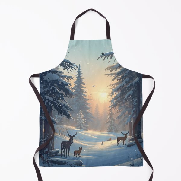Item preview, First Light of Christmas in the Snowy Forest designed and sold by WildlifeWhimsy.