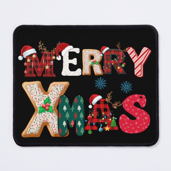 Item preview, Merry Christmas in Joyful Colorful Lettering – Festive Holiday Design designed and sold by LovelyHappyGift.