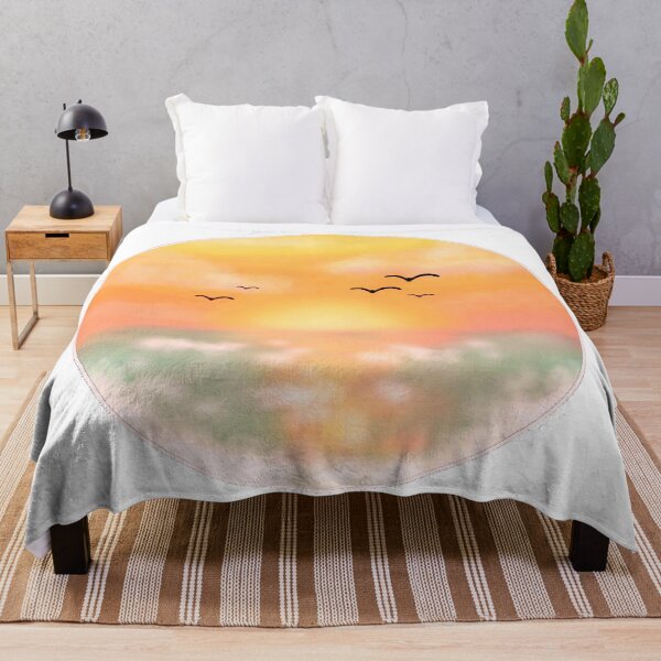 Item preview, Sunset Sea designed and sold by CharmedHeartArt.