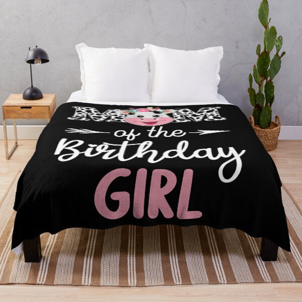 Item preview, Cow Print Mom of Birthday Girl Shirt designed and sold by TinaMDedrick.
