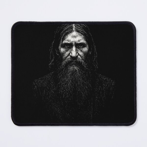 Item preview, Rasputin the Mad Monk - Dark Historical Gothic Portrait designed and sold by Mortisigil.