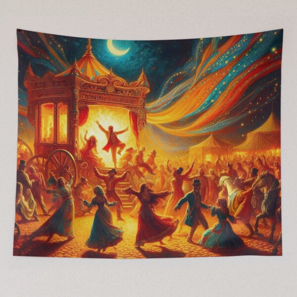 Item preview, The Gilded Carousel of Midnight designed and sold by afrancisCL.