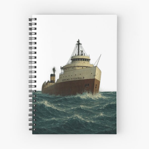 Item preview, “Edmund Fitzgerald – The Last Voyage Tribute Artwork” designed and sold by LatestDesign95.