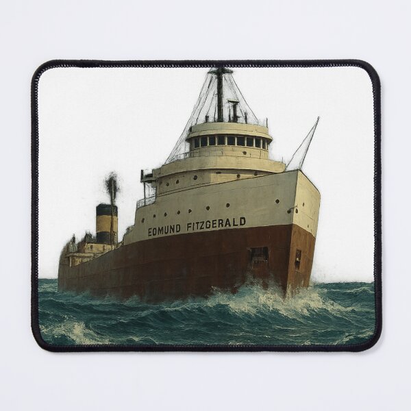 Artikelvorschau, „Edmund Fitzgerald – Kunstwerk zur Würdigung von Die letzte Reise“ entworfen und verkauft von LatestDesign95.
