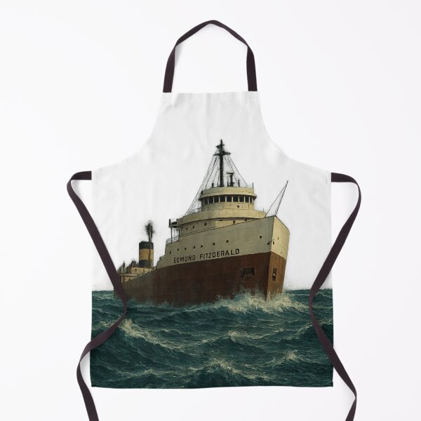 Item preview, “Edmund Fitzgerald – The Last Voyage Tribute Artwork” designed and sold by LatestDesign95.