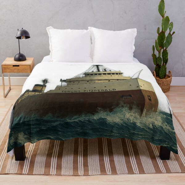 Item preview, “Edmund Fitzgerald – The Last Voyage Tribute Artwork” designed and sold by LatestDesign95.
