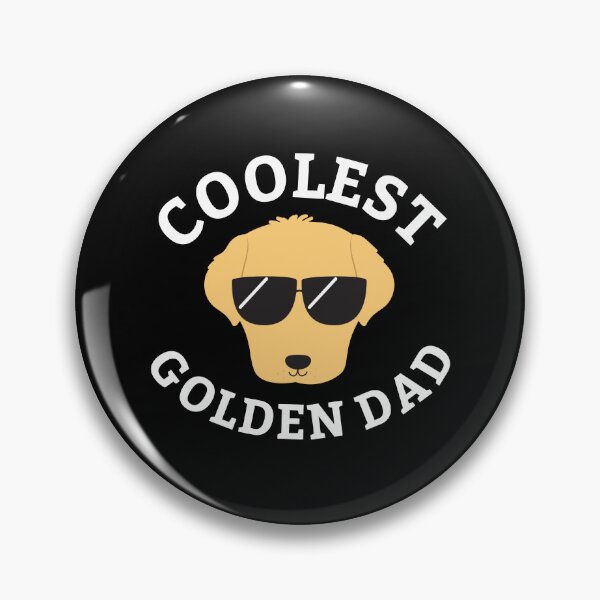 Item preview, Coolest Golden Retriever Dad Dog Father designed and sold by cartoonbeing.