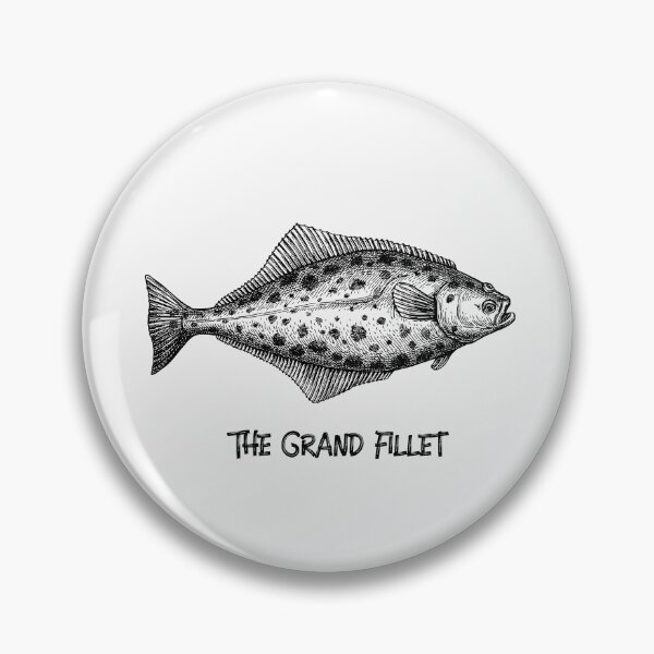 Item preview, The Grand Fillet. Funny Halibut fishing design designed and sold by SofikoDesigns.
