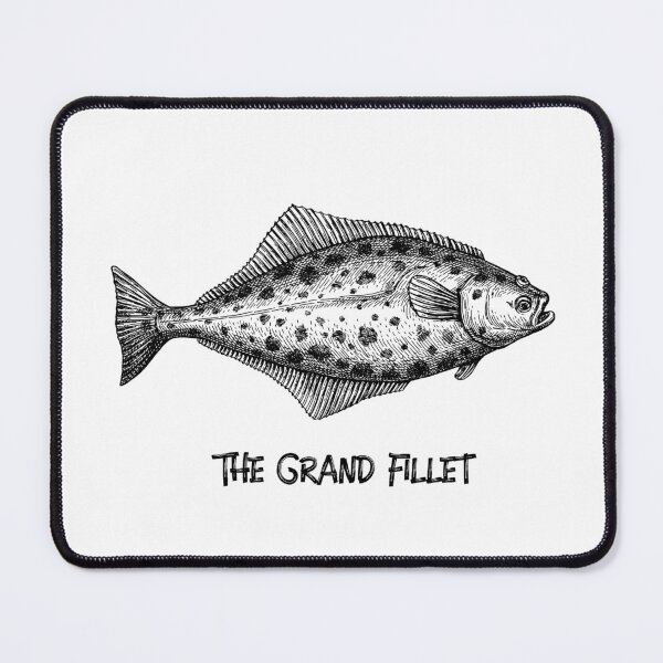 Item preview, The Grand Fillet. Funny Halibut fishing design designed and sold by SofikoDesigns.
