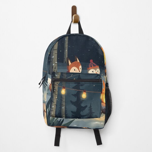 Item preview, Woodland Animal Friends at Christmas Campfire designed and sold by WildlifeWhimsy.