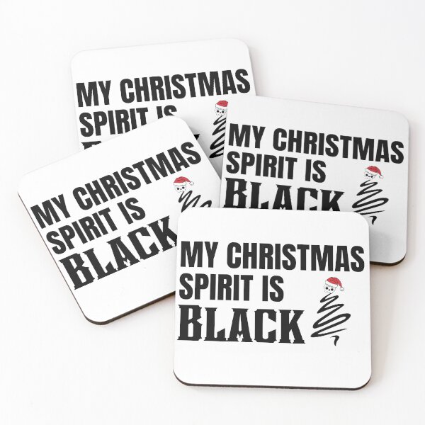 Item preview, Gothic Christmas Tree Skull Design | My Christmas Spirit is Black Funny Shirt designed and sold by KaBaRen.