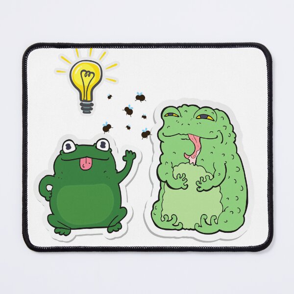 Item preview, Frog & Toad funny  designed and sold by Playful Strokes pom@pom.