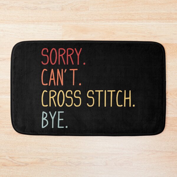 Item preview, Sorry Can't Cross Stitch Bye - Cross Stitcher Stitching - Retro Cross Stitch Lover designed and sold by Wiss2Arts.