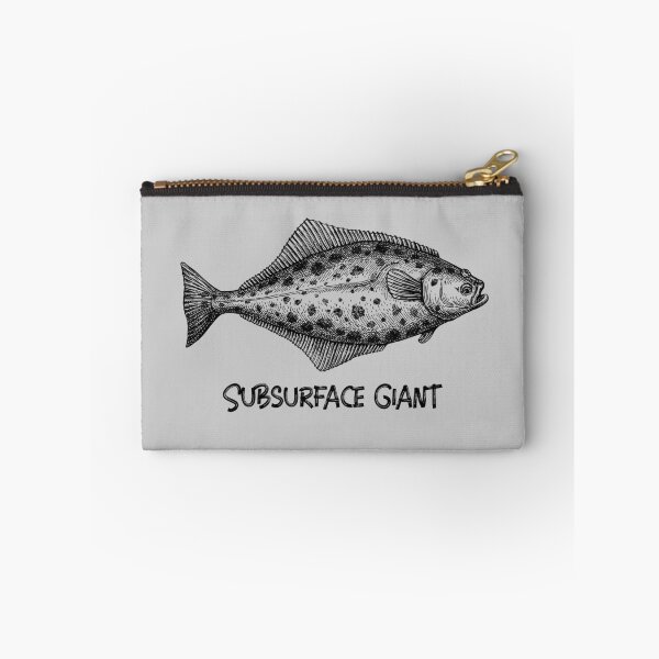 Item preview, Subsurface giant. Halibut funny fishing design designed and sold by SofikoDesigns.