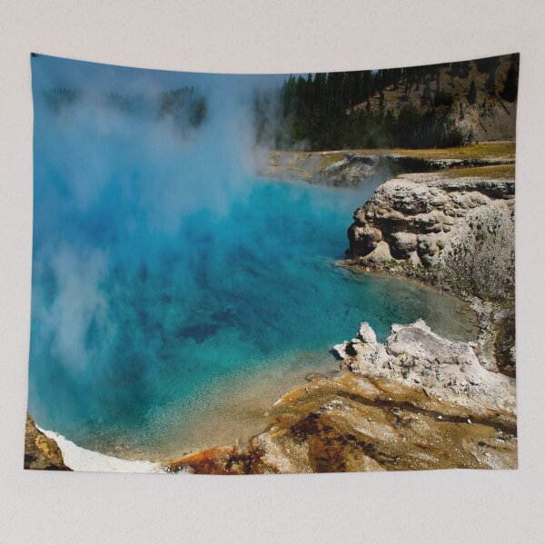 Item preview, A geothermal geyser boils in Yellowstone designed and sold by Visual-Minds.