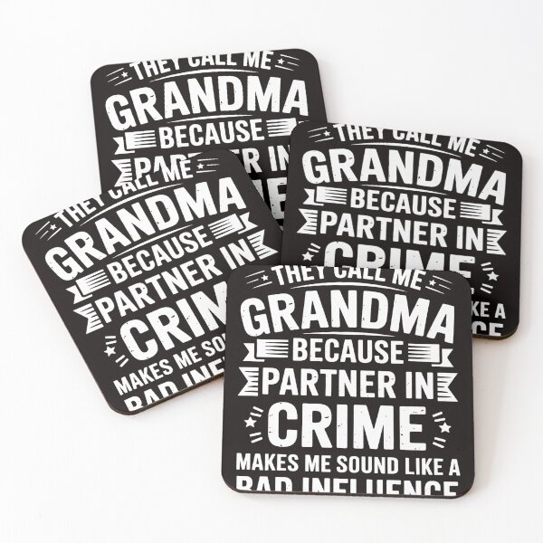 Item preview, Grandma Gifts They Call Me Grandma Because Partner In Crime designed and sold by MelSurf.