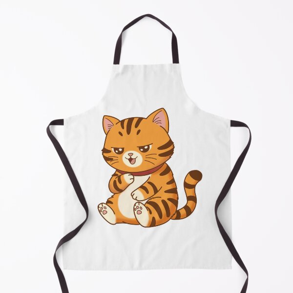 Item preview, Smug and Confident Chubby Tabby Cat Sitting designed and sold by holywarter.