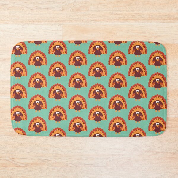Item preview, Happy Turkey Day with blue background  designed and sold by missmann.