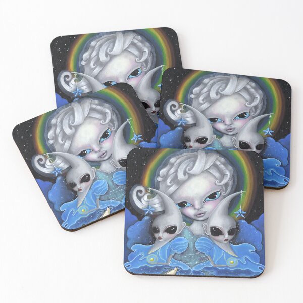 Item preview, Moonchild - Full Moon Fantasy Art designed and sold by Morbidly Adorable: Art of Misty Monster.