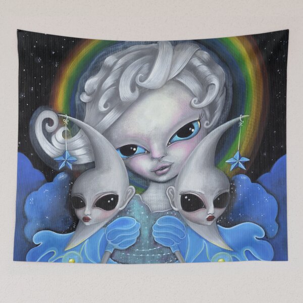Item preview, Moonchild - Full Moon Fantasy Art designed and sold by Morbidly Adorable: Art of Misty Monster.