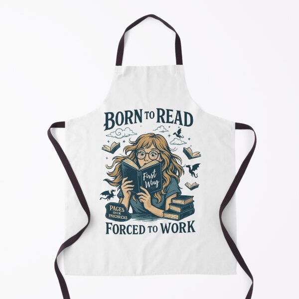Item preview, Born to Read Fantasy Bookworm Art Dragons, Academia Vibes & BookLover Humor designed and sold by SirensSageStone.